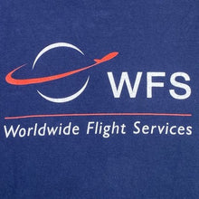 Load image into Gallery viewer, WFS Worldwide Flight Services Shirt Mens Extra Large Aviation Spell Out Grunge
