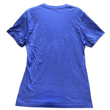 Load image into Gallery viewer, Mack Shirt Womens Medium Heathered Trucker Rugged Workwear Graphic USA Blue
