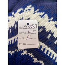 Load image into Gallery viewer, IZOD Sweater Mens Extra Large Quarter Zip Peacoat Preppy Academia Pull Over NWT
