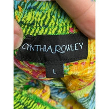 Load image into Gallery viewer, Cynthia Rowley Skirt Womens Large Floral AOP Maxi Boho Hippie Festival Career
