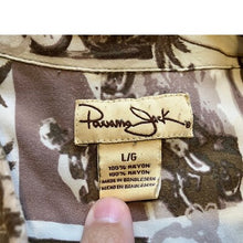 Load image into Gallery viewer, Panama Jack Shirt Mens Large Motorcycle Club Button Up Short Sleeve AOP
