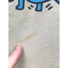 Load image into Gallery viewer, Keith Haring Hoodie Mens Large Beige Pull Over Art Grunge Everyday Streetwear
