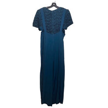 Load image into Gallery viewer, VTG Jeffrey &amp; Dara Jumpsuit Womens 16 Teal Green Wide Leg Palazzo Retro 90s USA
