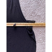 Load image into Gallery viewer, Y2K Shirt Womens Large Strappy Tank Gothic Flowy Whimsigoth Cut Sides Black
