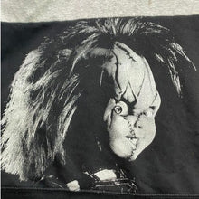 Load image into Gallery viewer, Chucky Hoodie Mens 3XL Colorblock AOP Grunge Streetwear Spell Out Horror
