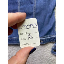 Load image into Gallery viewer, Lee Riders Jacket  Womens Extra Small Denim Classic Trucker Button Front Street
