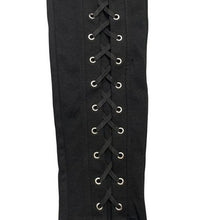 Load image into Gallery viewer, Ci Sono Pants Womens Medium Black Lace Up Gothcore Punk Rock Streetwear Pull On
