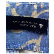 Load image into Gallery viewer, Zara Pants Womens Medium Floral AOP Costal Beachy Travel Linen Blend Bloomcore
