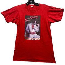 Load image into Gallery viewer, Vintage Elvis Presley Shirt Womens Small Red Single Stitch Punk Rock n Roll
