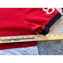 Load image into Gallery viewer, Tommy Hilfiger Shirt Mens 2XL Polo Rugby Color Block Spell Out Academia Preppy
