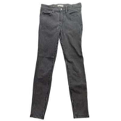 Madewell Jeans Womens 28 High Rise Skinny Stripe Preppy Acadmia Streetwear