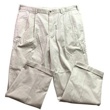 Load image into Gallery viewer, Brooks Brothers Pants 40x32 Ivory Career Preppy Academia Professional Pleated
