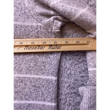 Load image into Gallery viewer, Market &amp; Spruce Sweater Womens Large Striped Open Front Cardigan Rayon Cosy Soft
