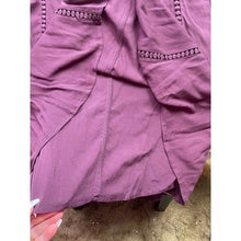 Load image into Gallery viewer, Black Swan Dress Womens Extra Small Burgundy Boho Lined Lace Festival Prairie
