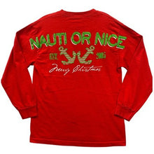 Load image into Gallery viewer, Vintage Christmas Shirt Womens Large Spell Out Festival Holiday Pull Over
