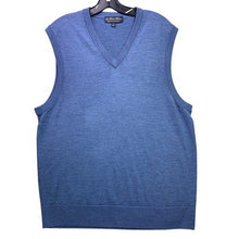 Load image into Gallery viewer, Brooks Brothers Sweater Vest Mens Large Brookstech Merino Wool Preppy Academia
