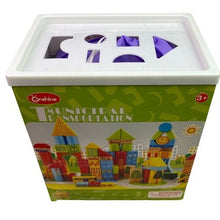 Load image into Gallery viewer, Onshine Municipal Transportation Wooden Blocks 100 Pcs Building Toy for Kids 3+

