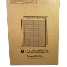 Load image into Gallery viewer, 2 Pack 2 in 1 HEPA Activated Carbon Filter for Smart Air Purifier
