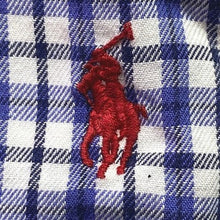 Load image into Gallery viewer, Ralph Lauren Shirt Mens Medium Gingham Preppy Academia Career Office Grunge
