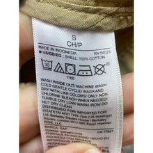 Load image into Gallery viewer, GAP Jacket Womens Small Tan Lightweight Utility Drawstring Waist
