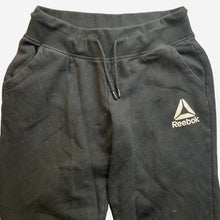 Load image into Gallery viewer, Reebok Sweatpants Mens Medium Jogger Activewear Training Gym SpellOut Logo Black
