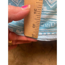 Load image into Gallery viewer, Athleta Dress Womens Medium Teal Blue Cap Sleeve Geometric Lined Athleisure
