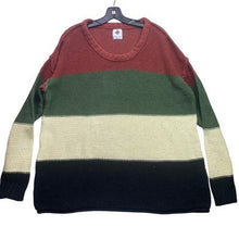 Load image into Gallery viewer, Like Love Sweater Womens 2XL Color Block Stripe Mature Career Office Everyday
