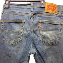 Load image into Gallery viewer, Levi&#39;s 511 Jeans Mens 32x34 Light Blue Grunge Slim Fit Straight Leg Rugged
