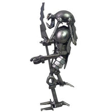 Load image into Gallery viewer, Predator Figurine Recycled Metal Art Nut Bolt Sci-Fi Warrior Collectible
