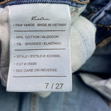 Load image into Gallery viewer, KanCan Jeans Womens 7/27 Distressed Thrashed Splatter Grunge Streetwear
