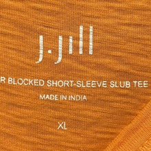 Load image into Gallery viewer, J Jill Shirt Womens Extra Large Ombre Color Block Slub Mature Beachy Coastal
