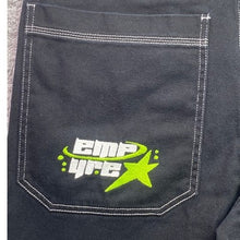 Load image into Gallery viewer, Empyre Jeans Mens 32x29 Black Skater Baggy Y2K Hip Hop Carpenter Alt Grunge
