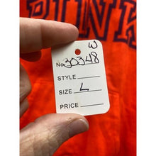 Load image into Gallery viewer, Victorias Secret PINK Hoodie Womens Large Orange Pullover Spell Out Preppy
