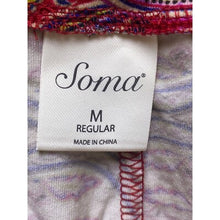 Load image into Gallery viewer, Soma Pants Womens Medium Wide Leg Bohemian Lounge Casual Comfy Boho Hippie AOP
