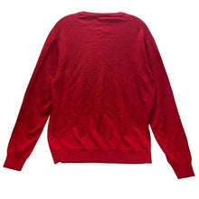 Load image into Gallery viewer, Ralph Lauren Sweater Mens Extra Large Merino Wool Slim Fit Red Academia
