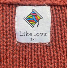 Load image into Gallery viewer, Like Love Sweater Womens 2XL Color Block Stripe Mature Career Office Everyday
