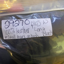 Load image into Gallery viewer, Vintage Venezia Vitale Leather Trench Coat Womens 3XL Full Zip Draw String Black
