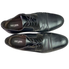 Load image into Gallery viewer, Stacy Adams Shoes Mens 10M Black Velvet Oxford Leather Lace Up
