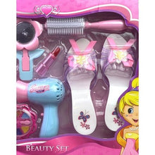 Load image into Gallery viewer, Pretend Play Beauty Playset Dress-up Hair Make-up Sensory Toy
