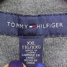 Load image into Gallery viewer, Tommy Hilfiger Sweater Mens 2XL Preppy Academia Full Zip Embroidered Crest Patch
