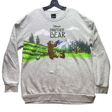 Load image into Gallery viewer, Disney Brother Bear Sweatshirt Mens Extra Large Embroidered AOP Pullover
