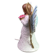 Load image into Gallery viewer, Angel Birdhouse Garden Decor Flower Wings Hanging Outdoors
