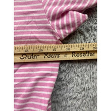 Load image into Gallery viewer, Polo Ralph Lauren Shirt Womens Large Pink Striped V-Neck Preppy Academia Mature
