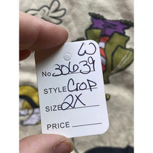 Load image into Gallery viewer, Cartoon Network Hoodie Womens 2XL Sweatshirt AOP Character Grim Pull Over Crop
