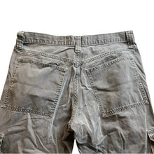 Load image into Gallery viewer, Wrangler Pants Mens 32x27 Gray Cargo Utility Outdoor Workwear Gorpcore
