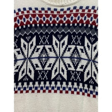 Load image into Gallery viewer, Dockers Sweater Mens Large Fair Isle Nordic Pull Over Grandpacore Crew Neck NWT
