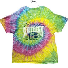 Load image into Gallery viewer, Itsa Girl Thing Shirt Womens Extra Large Tie-Dye Spell Out AOP Streetwear
