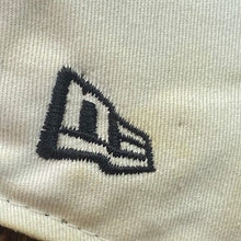 Load image into Gallery viewer, Atlanta Braves Hat Mens 7 1/8 Fitted New Era 59 Fifty MLB Baseball White Cap
