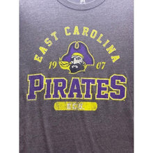 Load image into Gallery viewer, ECU Pirates Shirt Mens Large Spell Out College University Gray NCAA Athleisure
