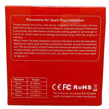 Load image into Gallery viewer, Double Iridium Spark Plug High Temperature Corrosion Thinner Electrode
